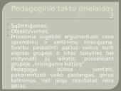 Pedagoginis taktas 11 puslapis