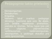 Pedagoginis taktas 8 puslapis