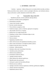 Mokinio turinčio autizmo spektro sutrikimų atvejo analizė 3 puslapis