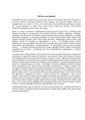 Rašinys. Dėl ko verta aukotis?