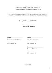 Darbuotojo proaktyvumo įtaka tvariai karjerai