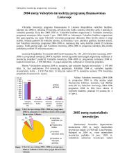Valstybės investicijų programos Lietuvoje 7 puslapis