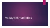 Valstybės funkcijos