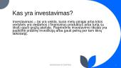 Investavimas ir taupymas 3 puslapis