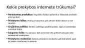 Prekyba internete (skaidrės) 6 puslapis
