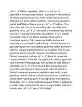 „Jis“ ir „Ji“ Biliūno apysakoje „Liūdna pasaka“ 