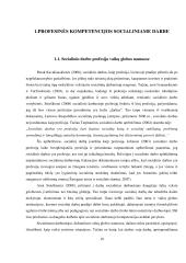 Socialinio darbuotojo, dirbančio vaikų globos namuose, etinės kompetencijos raiška 9 puslapis