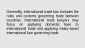 International Trade Law 2 puslapis