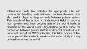 International Trade Law 3 puslapis
