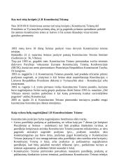 Teisėsaugos institucijų kurso atsiskaitomasis darbas. LR Konstitucinis teismas 2 puslapis