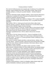 Aviacija praeityje ir šiandien