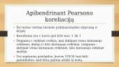 Pearsono ir Spearmano koreliacija 20 puslapis