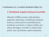 Bihevioristinis socialinio darbo modelis 15 puslapis