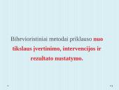 Bihevioristinis socialinio darbo modelis 19 puslapis