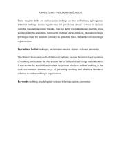 Mobingo teisinio reguliavimo teoriniai ir praktiniai aspektai