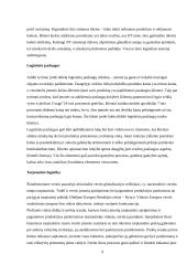 Verslo logistikos įtaka įmonės konkurencingumui 9 puslapis