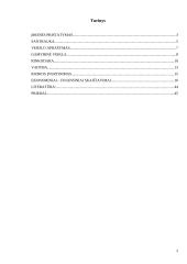 Verslo planas: drabužių siuvimas  UAB "Agneta" 2 puslapis