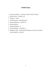 Verslo planas: interneto bei kompiuterinių žaidimų paslaugos IĮ "Mano takas" 2 puslapis