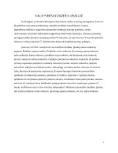 Valstybės biudžeto analizė ir prognozė 3 puslapis