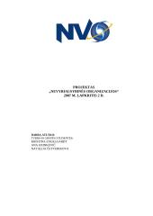 NVO - nevyriausybinės organizacijos