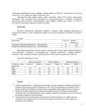 Laboratorinis darbas. Generatoriaus diagnostika 2 puslapis