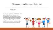 Tiesioginiai ir netiesioginiai streso šaltiniai. Streso mažinimo būdai 3 puslapis