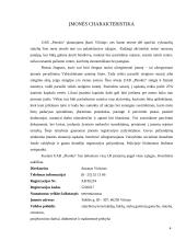 Verslo planas: statybos darbai UAB "Pinokis" 4 puslapis