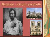 Rašytojo pristatymas. Balzakas 2 puslapis