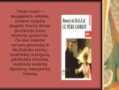 Rašytojo pristatymas. Balzakas 13 puslapis