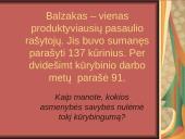 Rašytojo pristatymas. Balzakas 3 puslapis