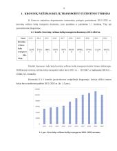 Krovinių vežimas kelių transportu. Statistikos tyrimas 3 puslapis