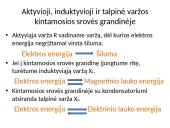 Kintamoji elektros srovė. Pristatymas 15 puslapis