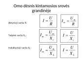 Kintamoji elektros srovė. Pristatymas 18 puslapis