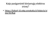 Kintamoji elektros srovė. Pristatymas 4 puslapis