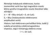 Kintamoji elektros srovė. Pristatymas 8 puslapis