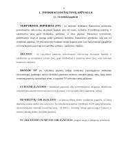 Vertybinių popierių sąvoka ir esmė