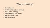 Healthy lifestyle (presentation)