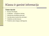 Klausa ir garsinė informacija (ergonomika)