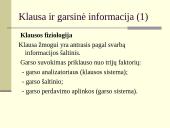 Klausa ir garsinė informacija (ergonomika) 2 puslapis