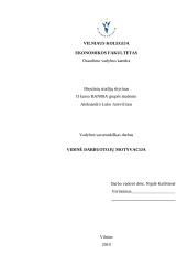 Vidinė darbuotojų motyvacija