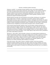 Kilnumo ir niekšybės apraiškos literatūroje (rašinys)