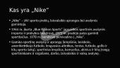 „Nike“ pristatymas