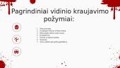 Kraujavimo stabdymas 10 puslapis