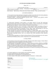 Gyvūno dovanojimo sutartis