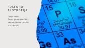 Fosforo alotropija