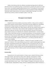 Vilniaus miesto statomi ir planuojami statyti kelių objektai. Jų perspektyvos 11 puslapis