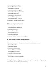 Vitaminai, vitaminų grupės 4 puslapis