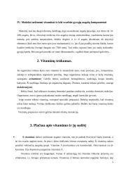 Vitaminai, vitaminų grupės 5 puslapis