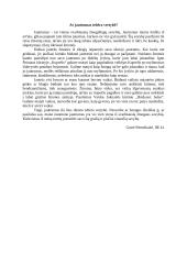 Rašinys - Ar jautrumas tebėra vertybė? 