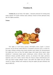 Tirpstantys riebaluose ir vandenyje vitaminai 17 puslapis